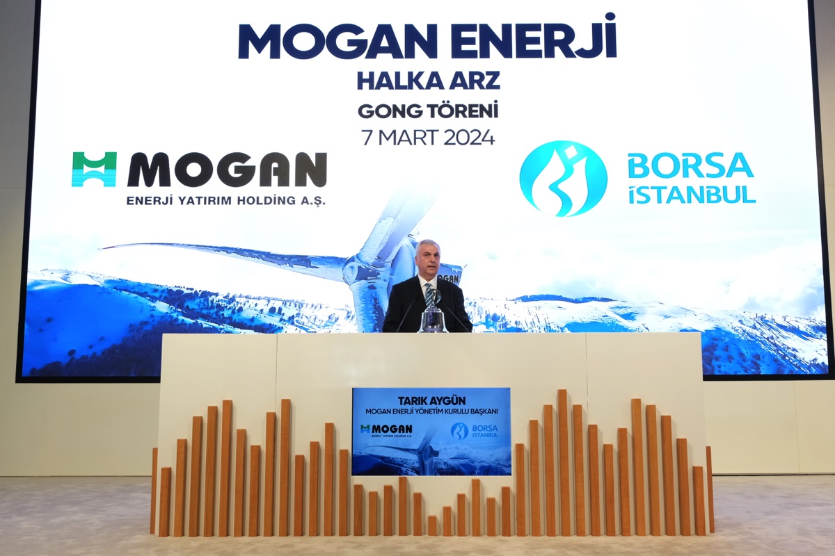 Borsa İstanbul'da gong Mogan Enerji için çaldı 1