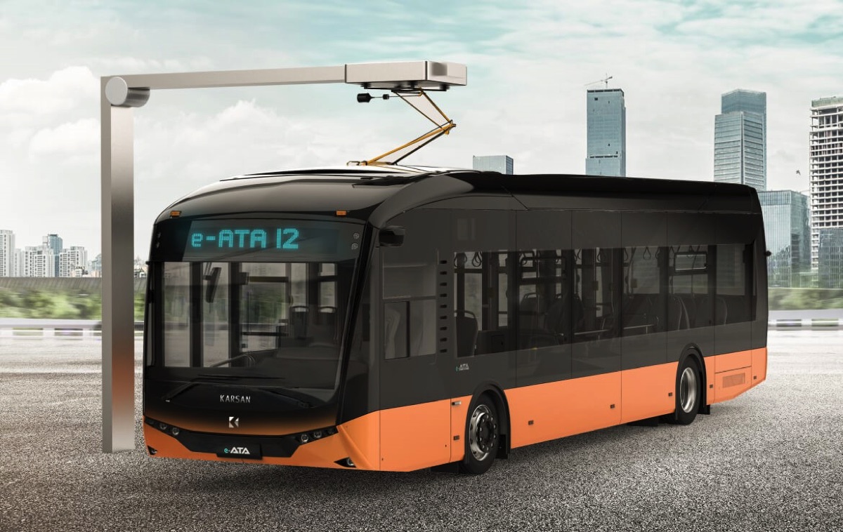 Bursa’nın ilk elektrikli otobüsleri Karsan e-ATA 1
