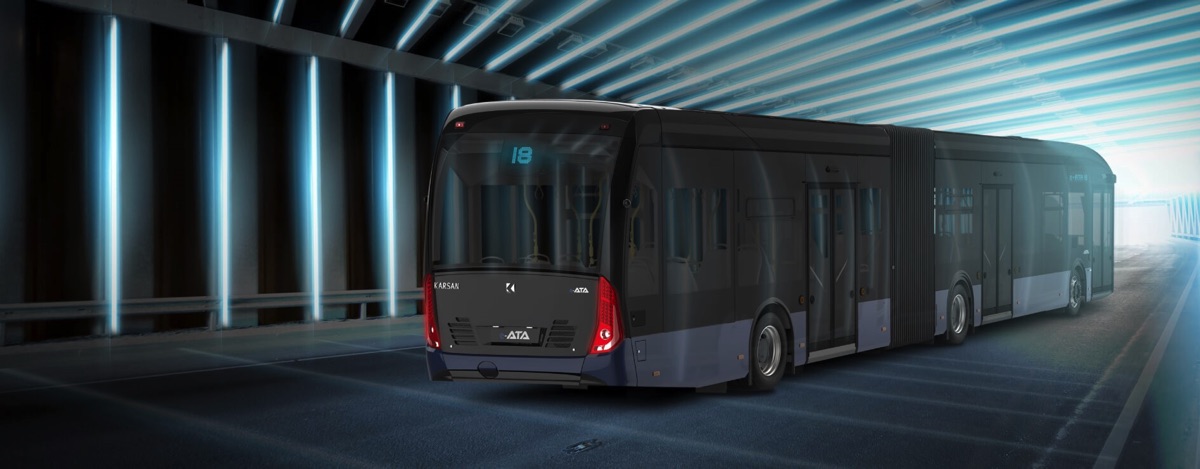 Bursa’nın ilk elektrikli otobüsleri Karsan e-ATA 5