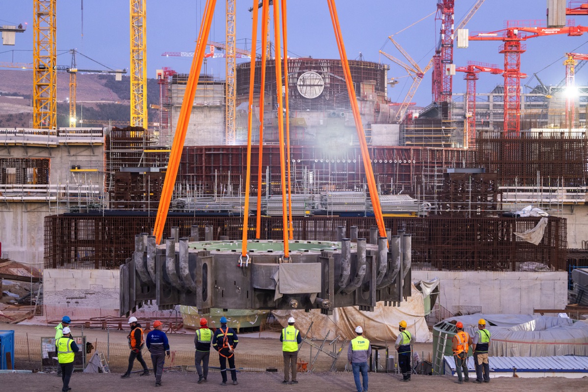 Akkuyu NGS’de konsol kirişi kuruldu 5