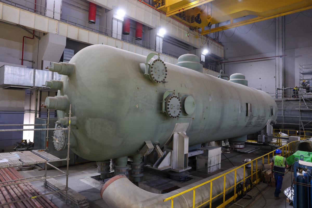 Akkuyu’da buhar kızdırıcı-ayırıcıların montajı tamam