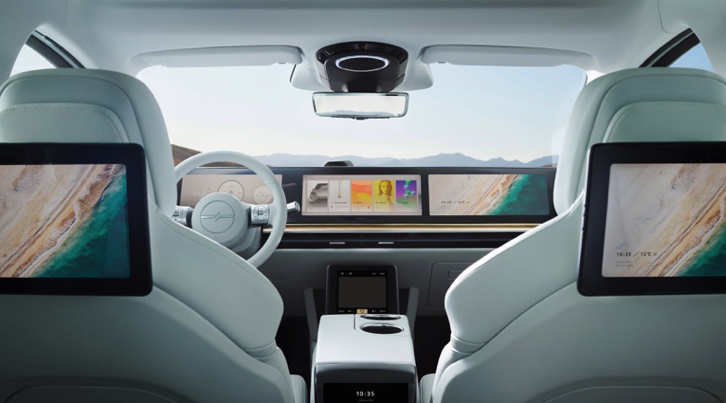 Sony'nin yeni elektriklisi Vision S-02 5