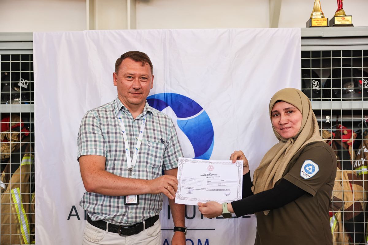 Akkuyu NGS’den orman yangınlarıyla mücadele eğitimi 8