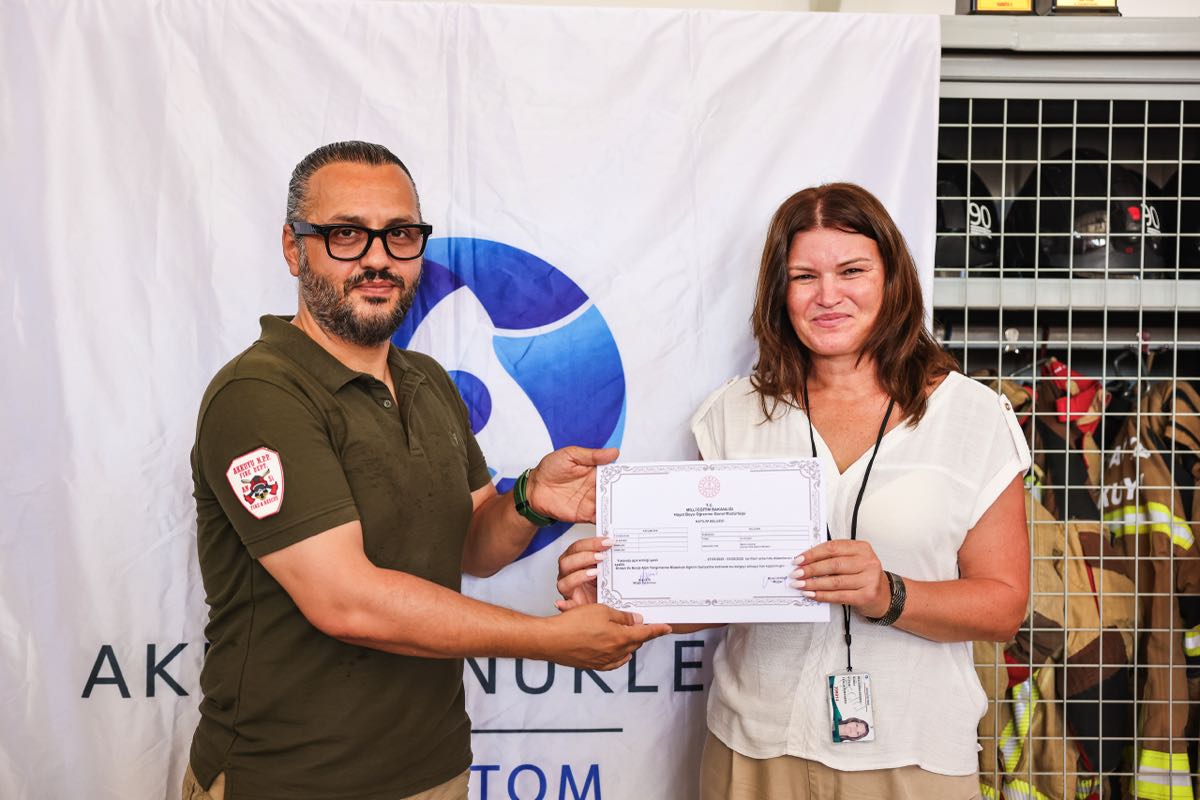 Akkuyu NGS’den orman yangınlarıyla mücadele eğitimi 9