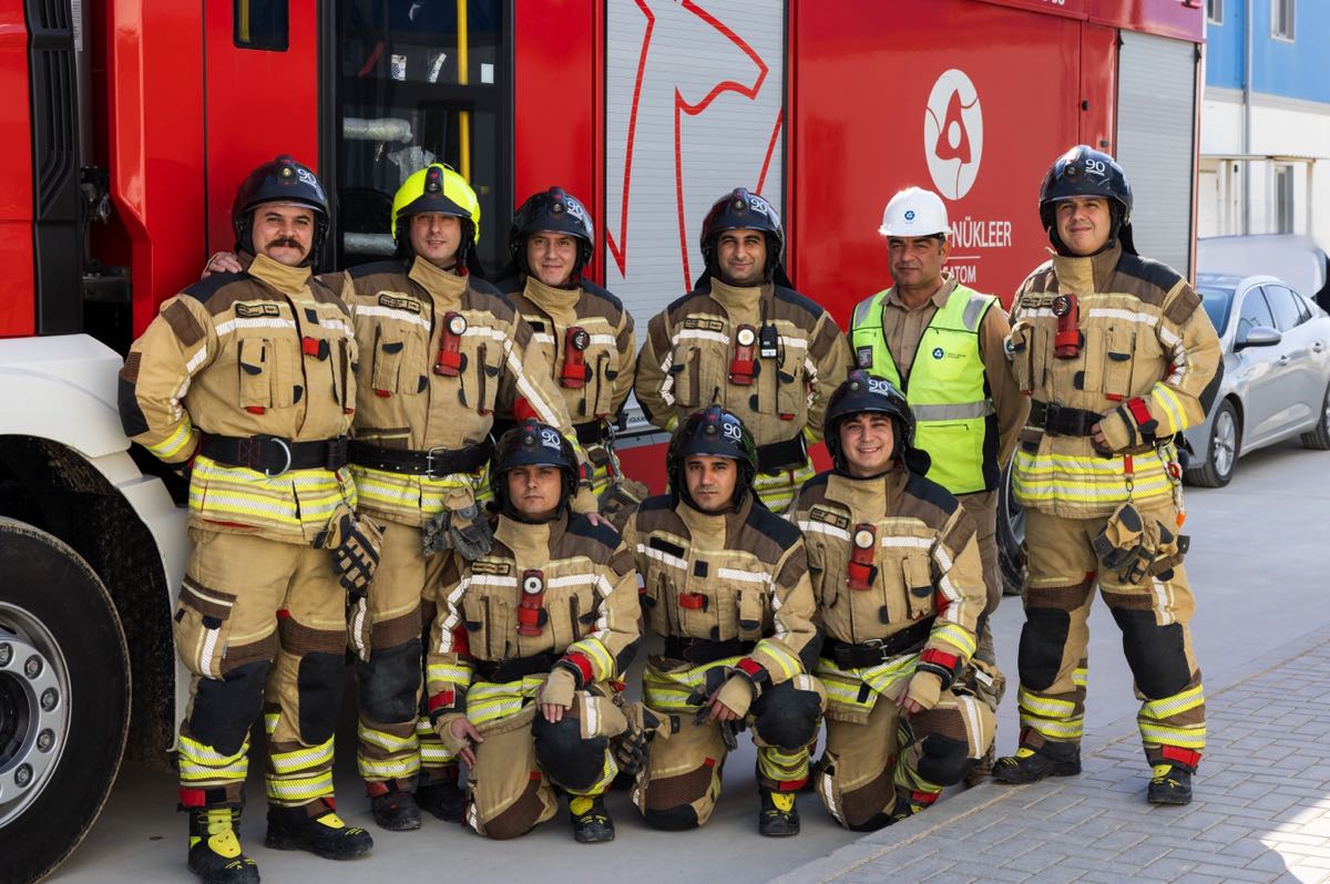 Akkuyu NGS İtfaiyesi orman yangınlarıyla mücadeleye destek verdi 4