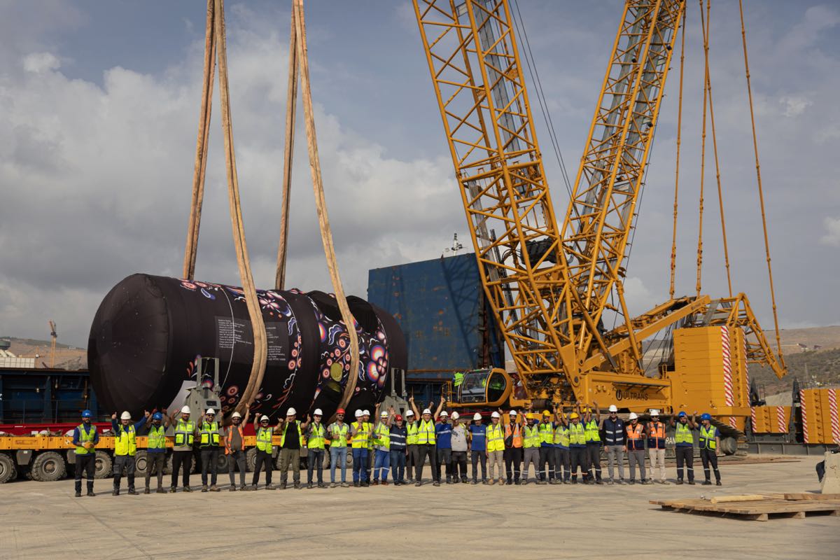 Akkuyu'da son reaktör basınç kabı sahaya ulaştı 3