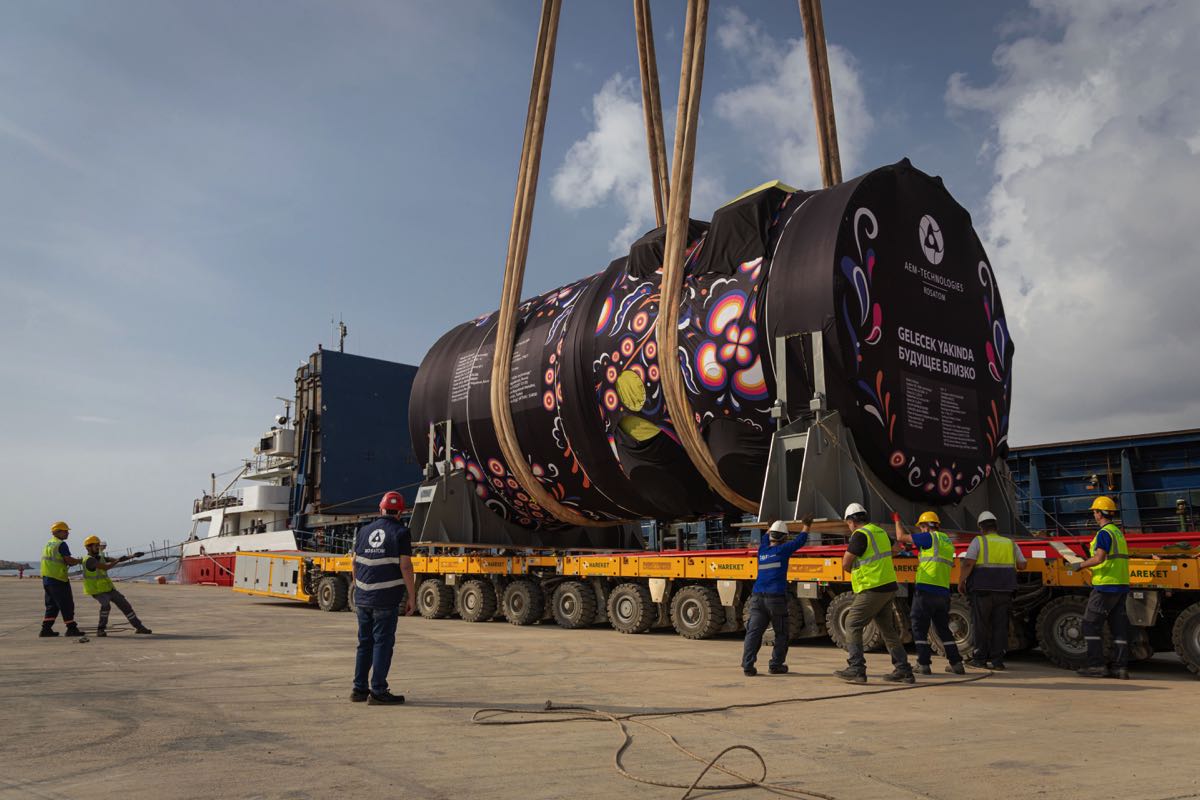 Akkuyu'da son reaktör basınç kabı sahaya ulaştı 4