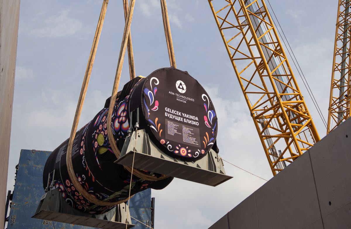 Akkuyu'da son reaktör basınç kabı sahaya ulaştı 7