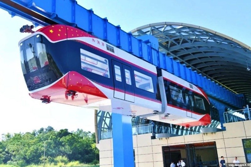 Çin, enerjisiz uçan trenleri deniyor 2