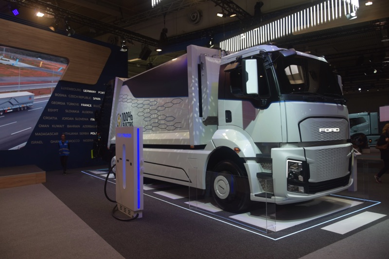 Ford Otosan %100 elektrikli kamyonunu tanıttı