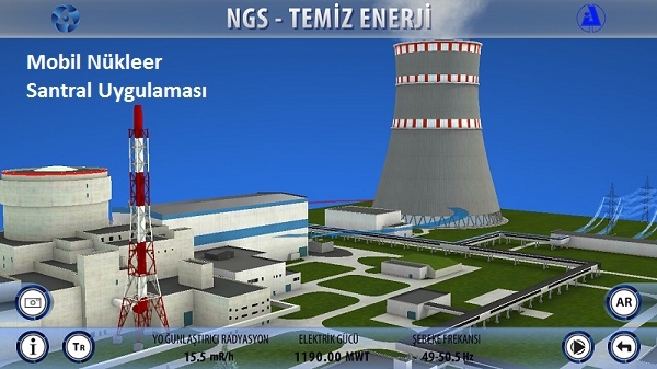 Nükleer santralde sanal tur