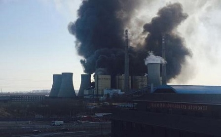 Çin`in en büyük santrallerinden birinde yangın çıktı