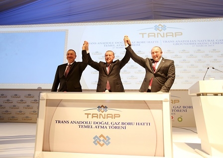 TANAP`ın temeli atıldı