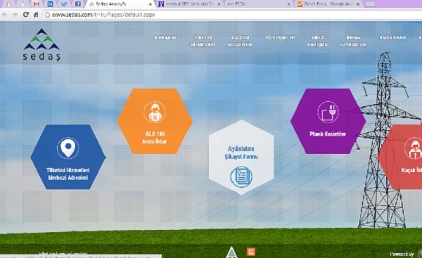 SEDAŞ, web sitesini yeniledi