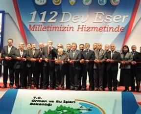 Başbakan 112 tesisin açılışını gerçekleştirdi