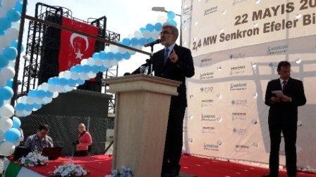 Türkiye`nin ilk yüzde yüz gübreden elektrik üreten tesisi açıldı