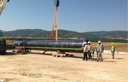 TANAP`ın inşaası devam ediyor