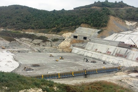 Melen HES`in yüzde 39`u tamamlandı