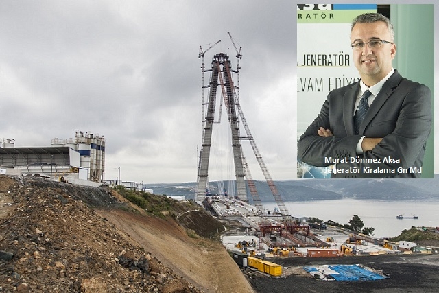 Aksa`dan 3. köprüye 10 MW`lik katkı