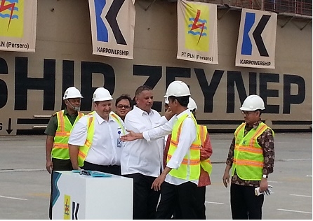 Zeynep Sultan Endonezya’ya elektrik vermeye başladı