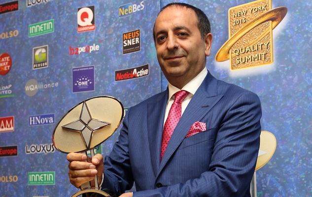 Türkoğlu, Dünya Kalite Elçisi seçildi