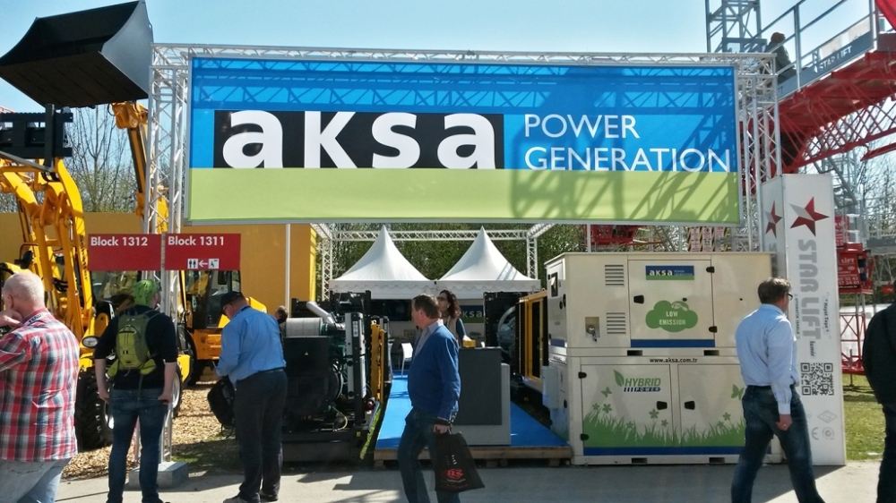 Aksa yeni hibrit jeneratörünü tanıttı
