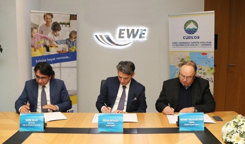 EWE’den Güney Marmara otelleriyle elektrik anlaşması