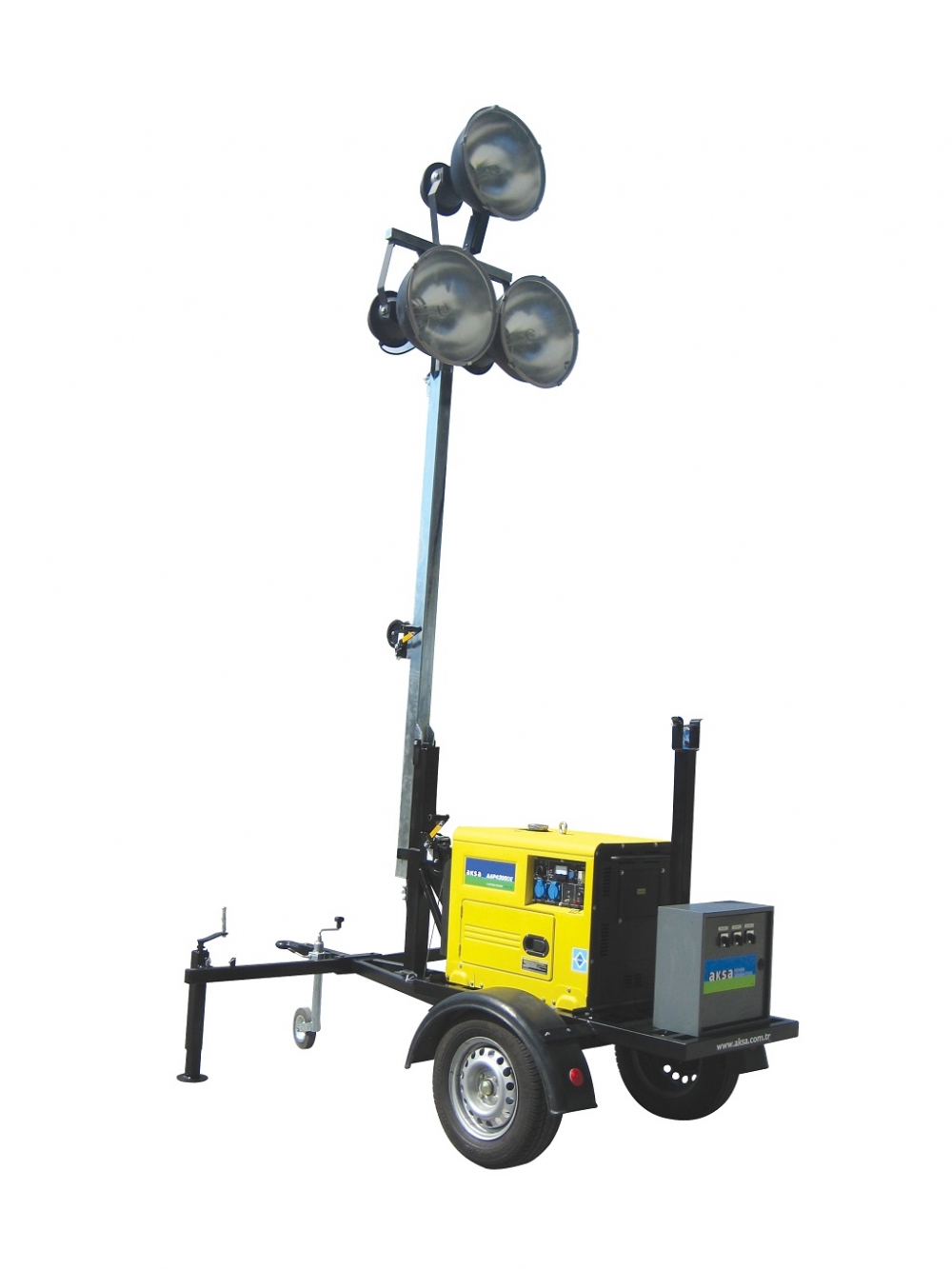 Aksa'dan mobil aydınlatma kuleleri
