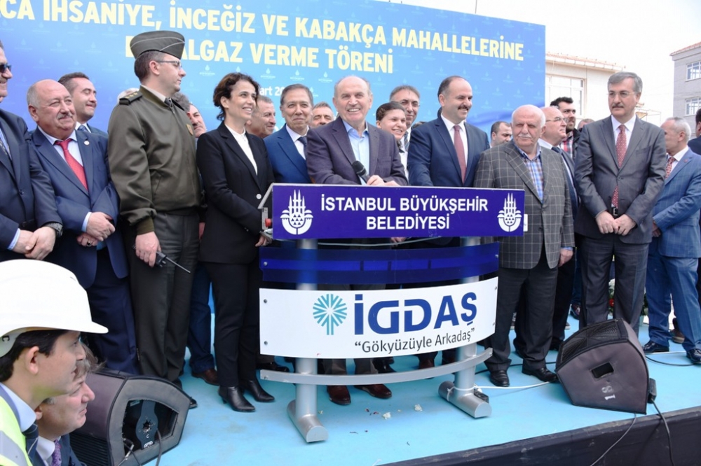 Çatalca'nın 3 mahallesine daha doğalgaz ulaştı