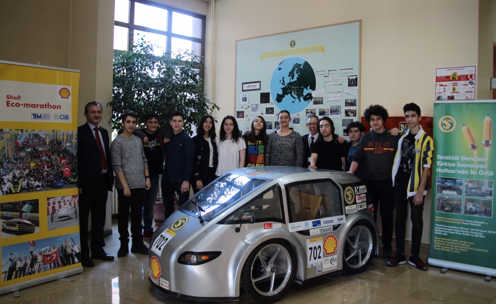 Şişli Terakkili gençler elmas gibi araba geliştirdi