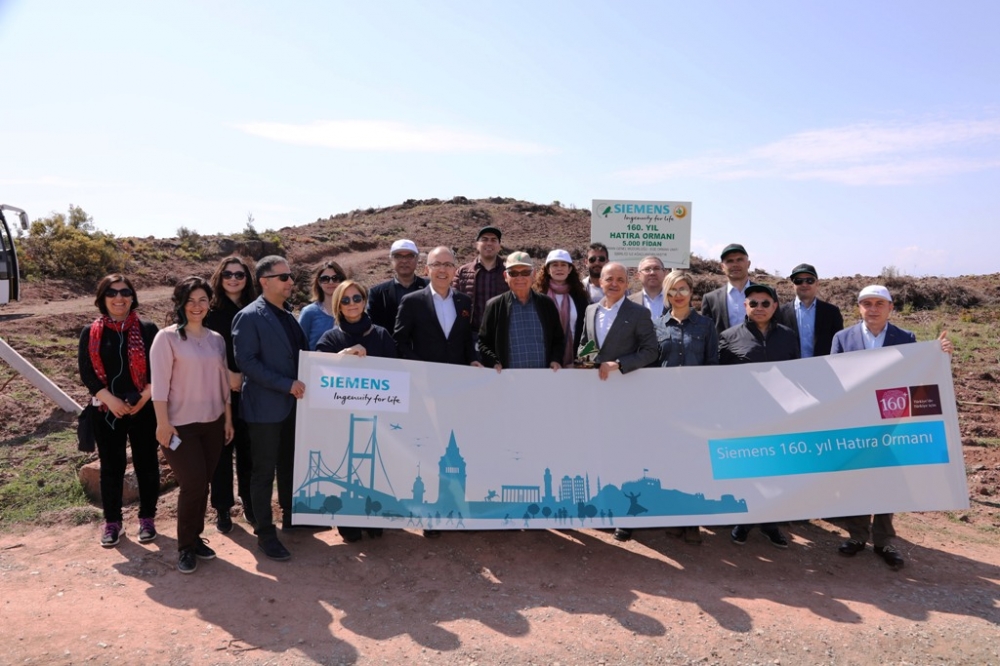 Siemens'ten Seferihisar'a 5 bin ağaçlık orman