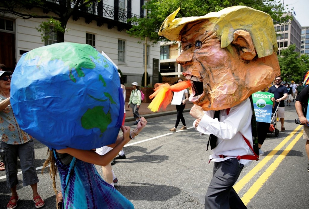 ABD'liler iklim değişikliği için yürüdü