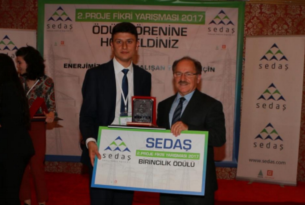 SEDAŞ proje fikri yarışmasının kazananı: Hüsnü Kaya