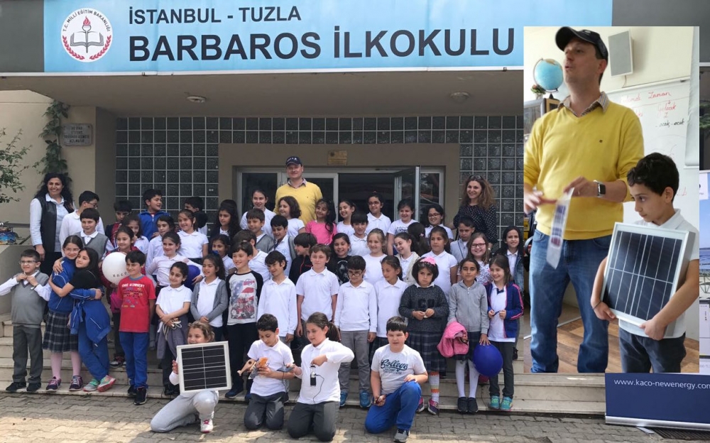 Kaco miniklere solar bilinci aşılıyor