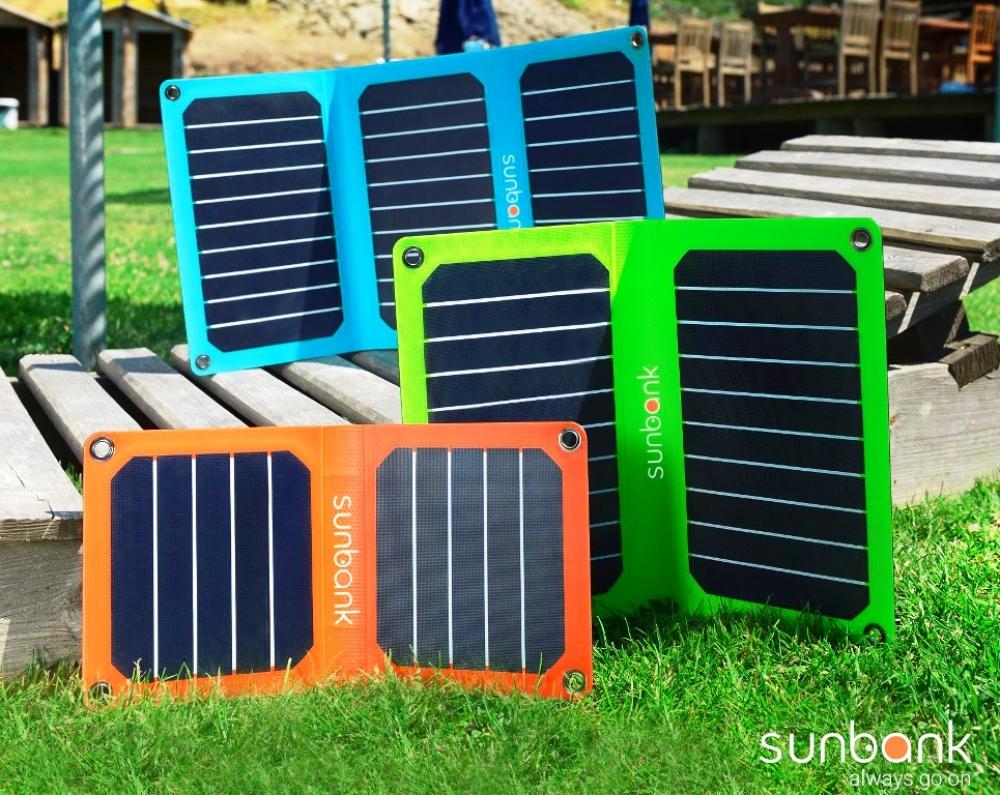 Sunbank'tan güneş enerjili şarj aletleri