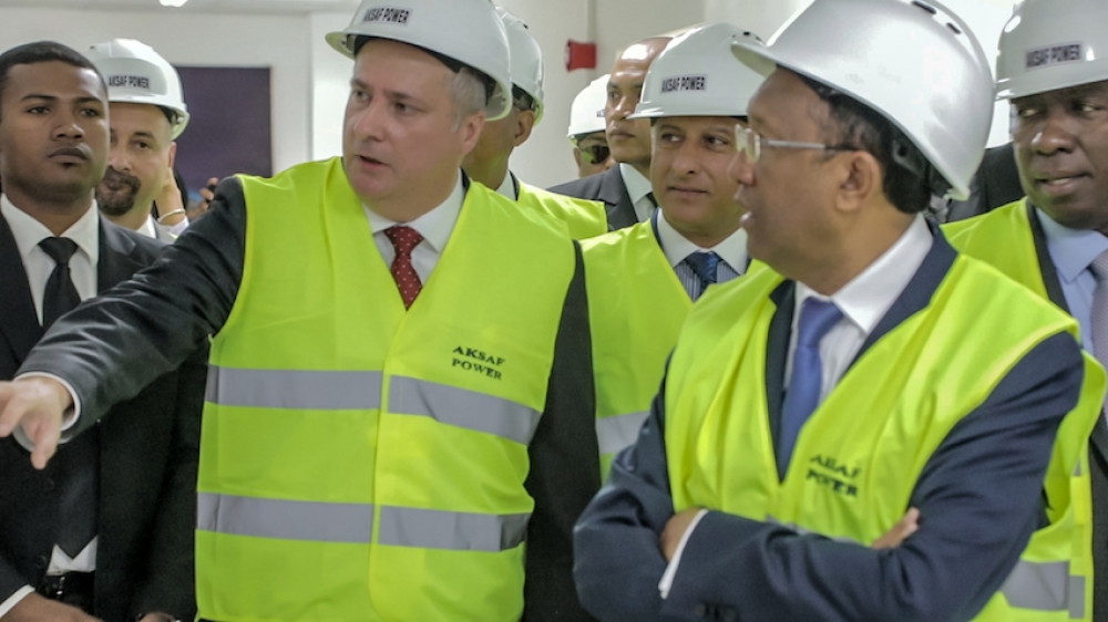 Aksa Enerji Madagaskar santrali açıldı