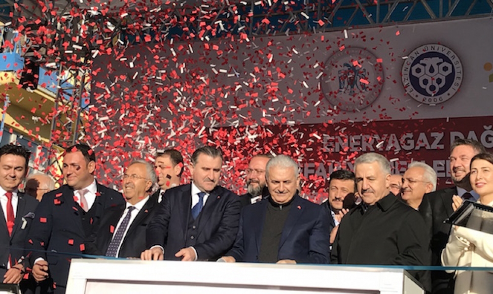 Erzincan Refahiye doğalgaza kavuştu