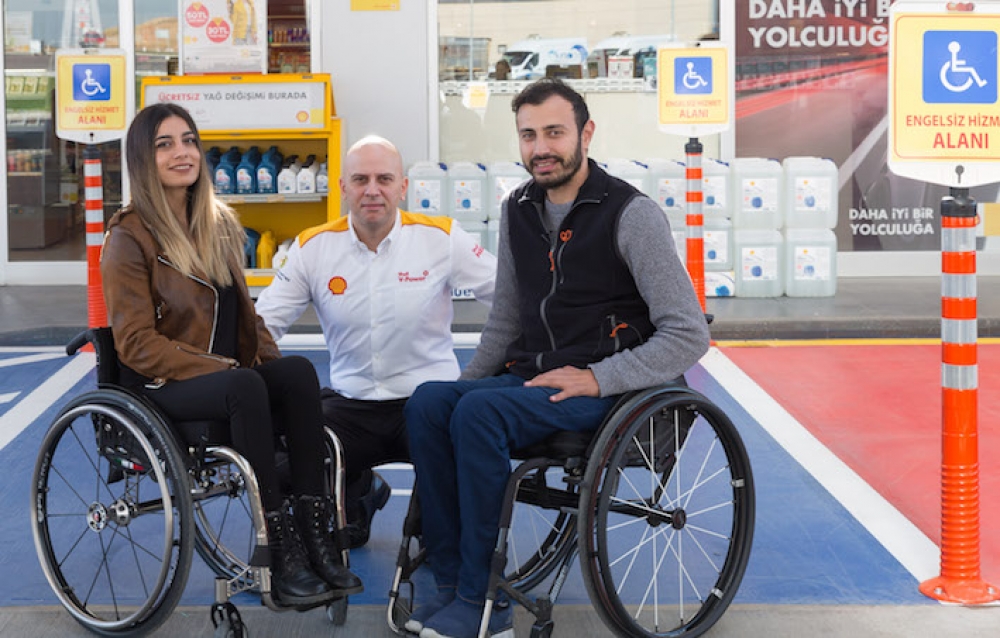 Shell & Turcas’tan bir ilk: Engelsiz hizmet alanı