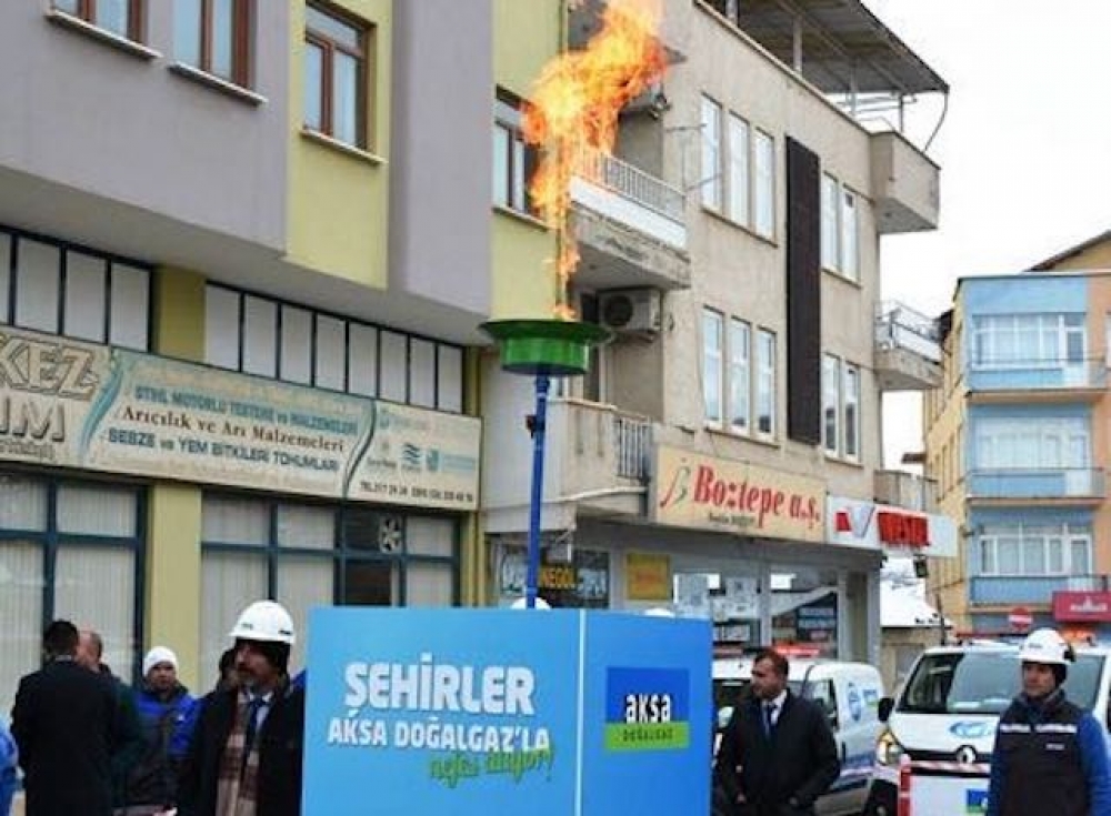 Malatya Doğanşehir’e doğal gaz ulaştı