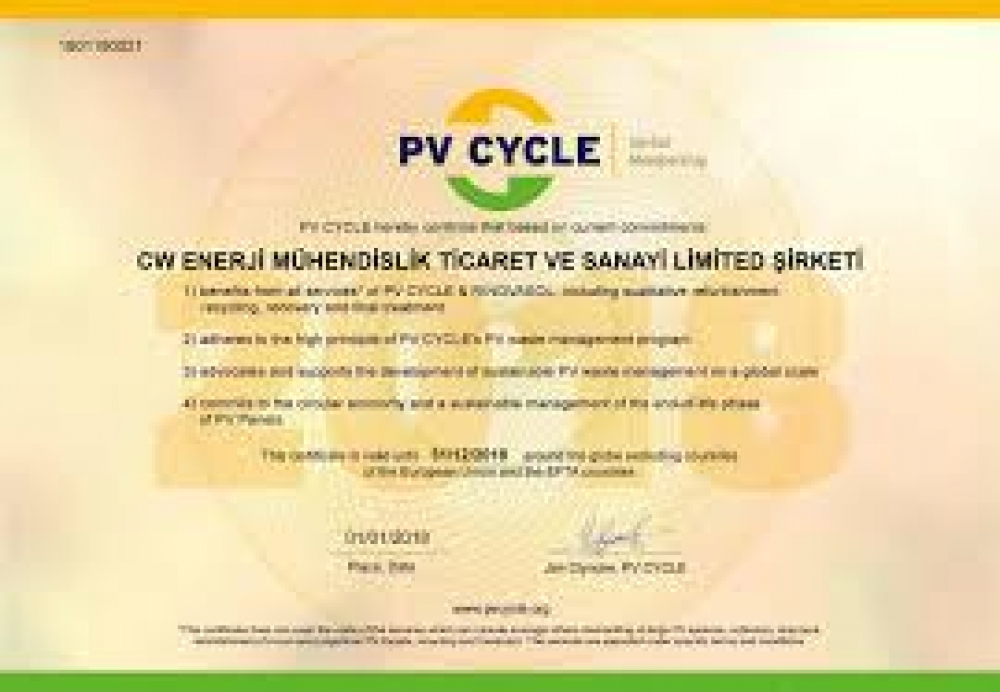 CW Enerji atık güneş panellerini geri dönüştürecek