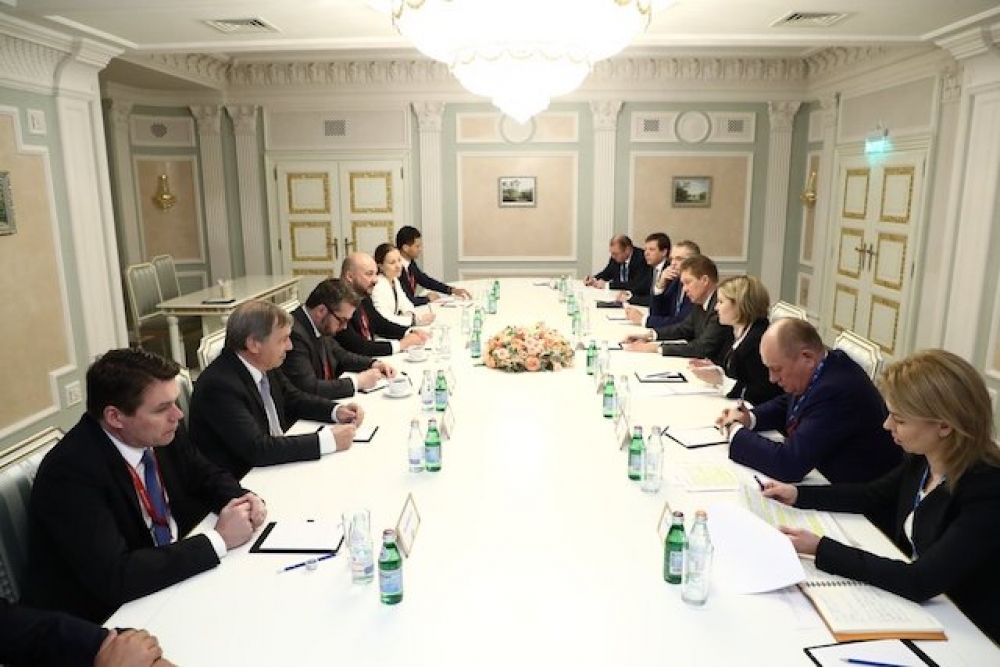 Gazprom ve Lüksemburg ortak çalışma toplantısı yapıldı