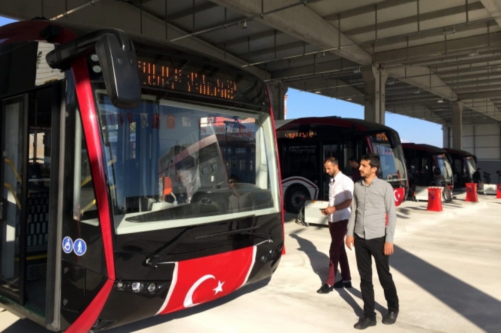 Elazığ'da elektrikli belediye otobüsleri devrede