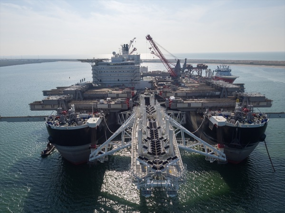 Pioneering Spirit, TürkAkım ikinci hattı için yolda