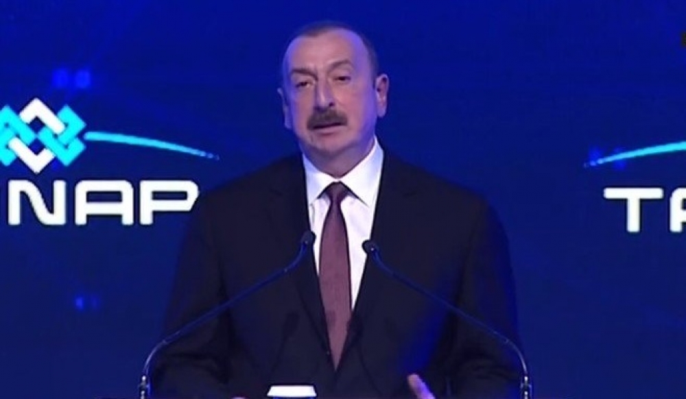 Aliyev: Güney Gaz Koridoru bir enerji güvenliği projesi