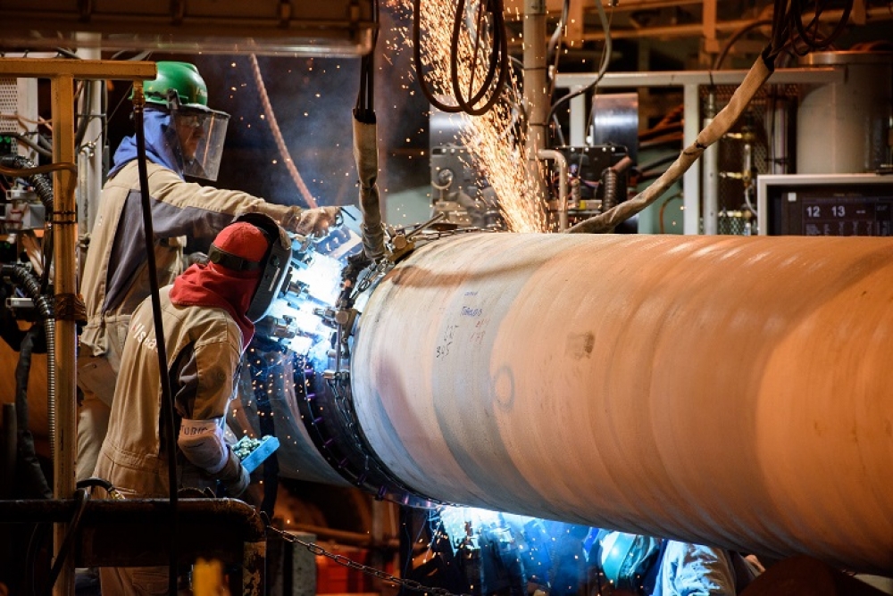 Pioneering Spirit, TürkAkım'ın ikinci hattına başladı