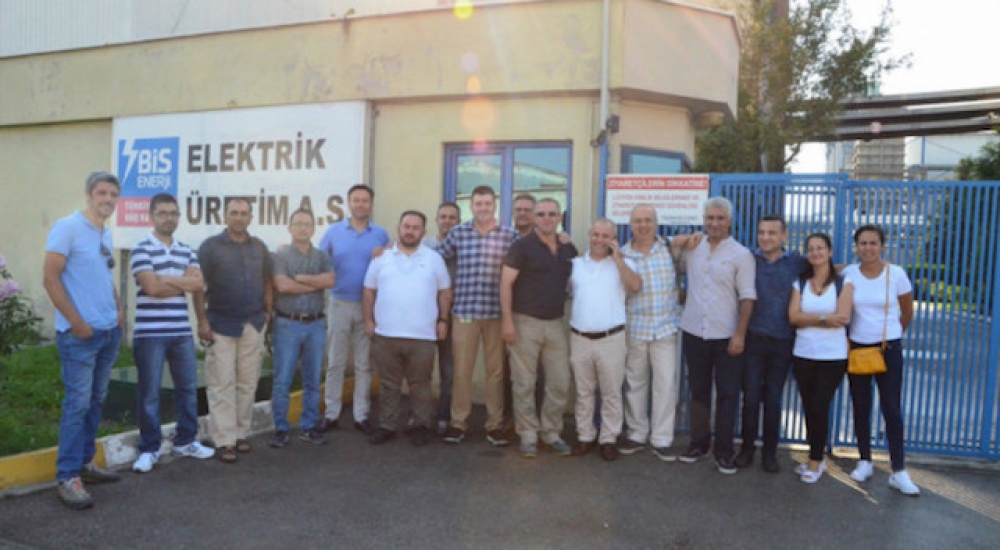 Bis Enerji çalışanları tazminatları için eylem yaptılar