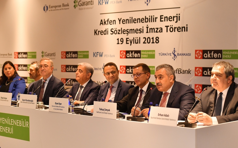 Akfen’e güneş ve rüzgar için 363 milyon dolar kredi
