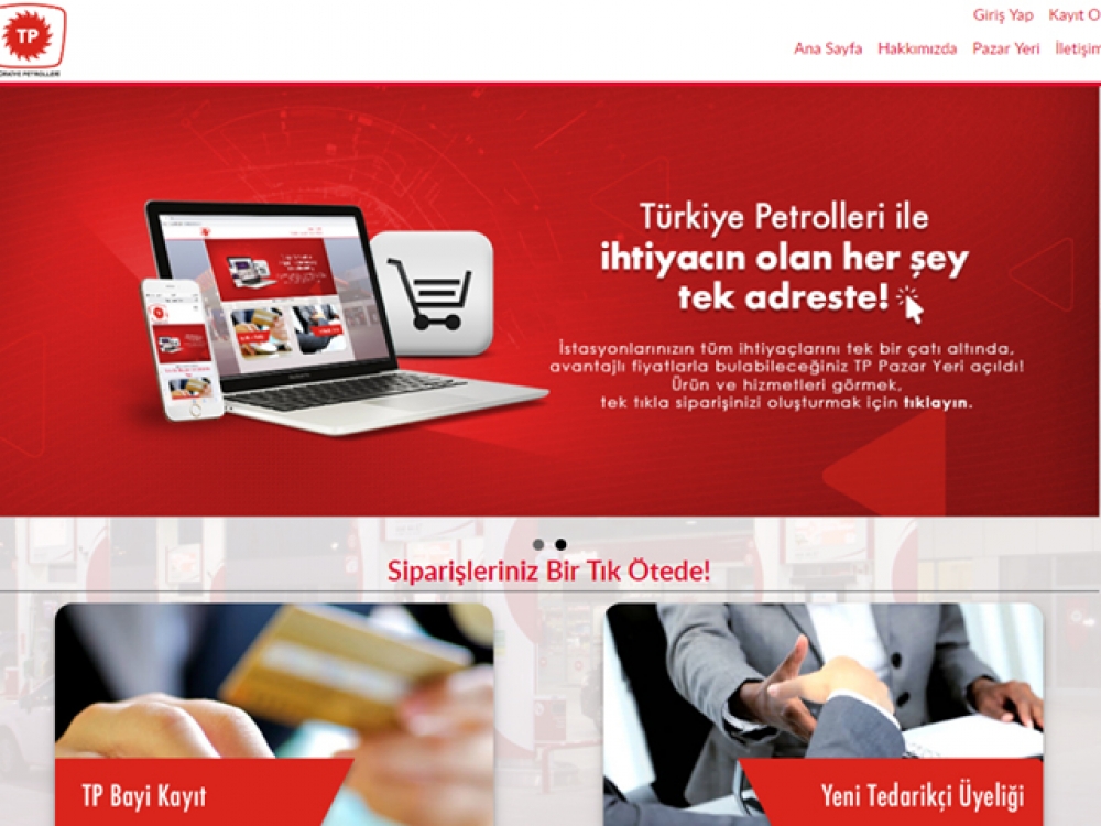 TP’de online tedarik dönemi: tppazaryeri.com açıldı