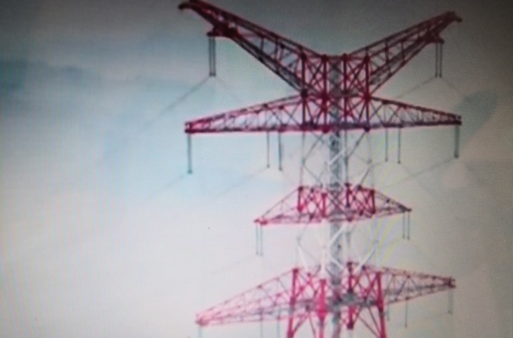 Çin dünyanın en yüksek elektrik kulesini tamamlamak üzere