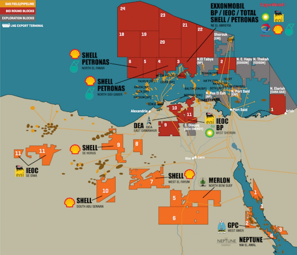 Mısır 2018’de 12 petrol ve gaz ruhsatı verdi